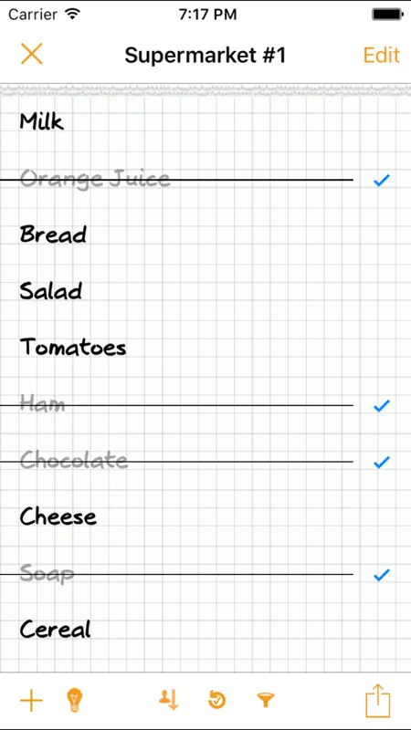 Lista de compras Courzeo screenshot 2 of 5