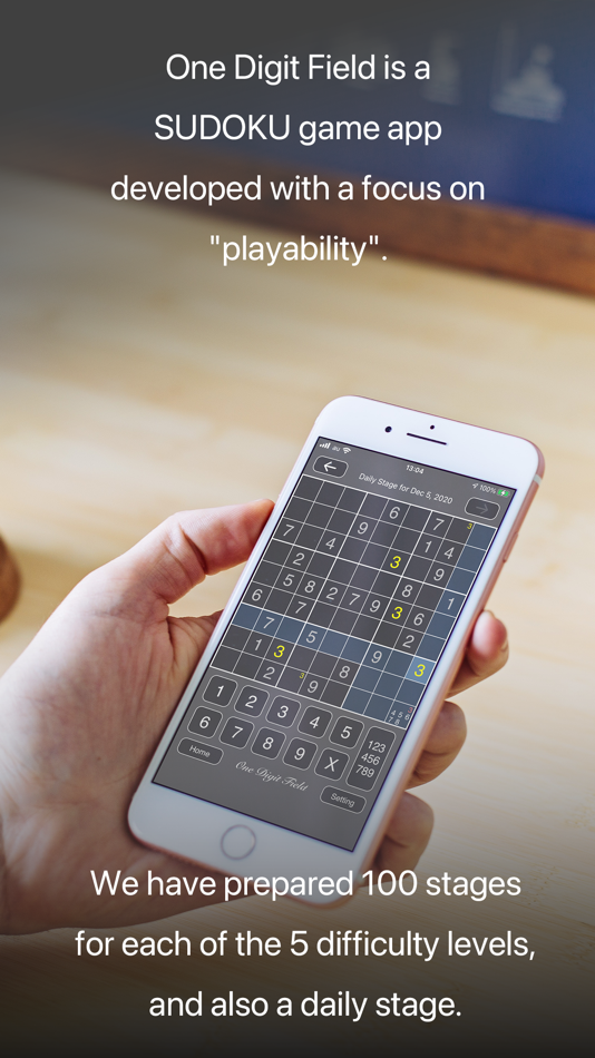 #1. One Digit Field (iOS) 来自: Tomoyoshi Natsui