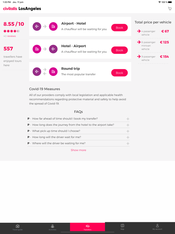 Los Angeles Guide by Civitatis iPad screenshot 3 - Travel app