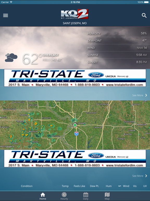 Screenshot #4 pour KQ2 Weather Authority