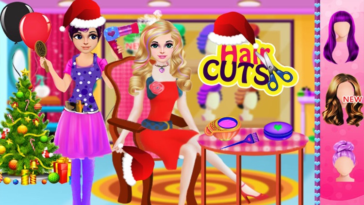 Christmas Girl Party Salon Day screenshot-6