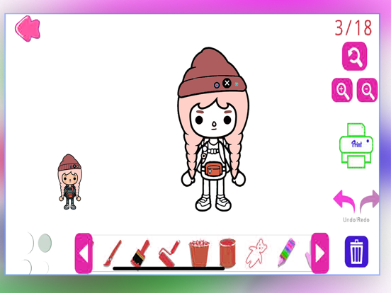Screenshot #5 pour Toca Life Coloring Book