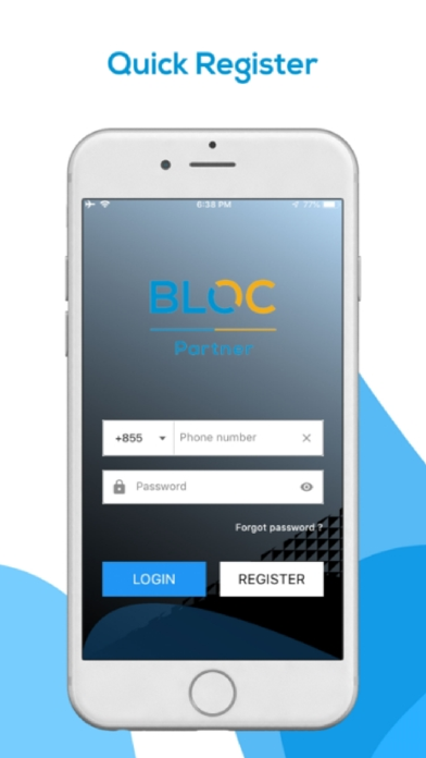 BLOC Merchant Screenshot