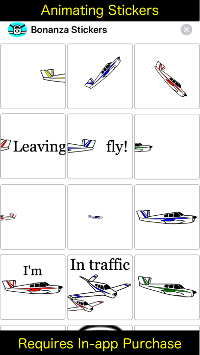 V-tail Bonanza Sticker App screenshot 5