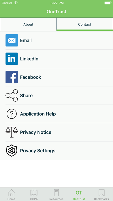 App screenshot