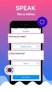 translator app: all language iphone screenshot 2
