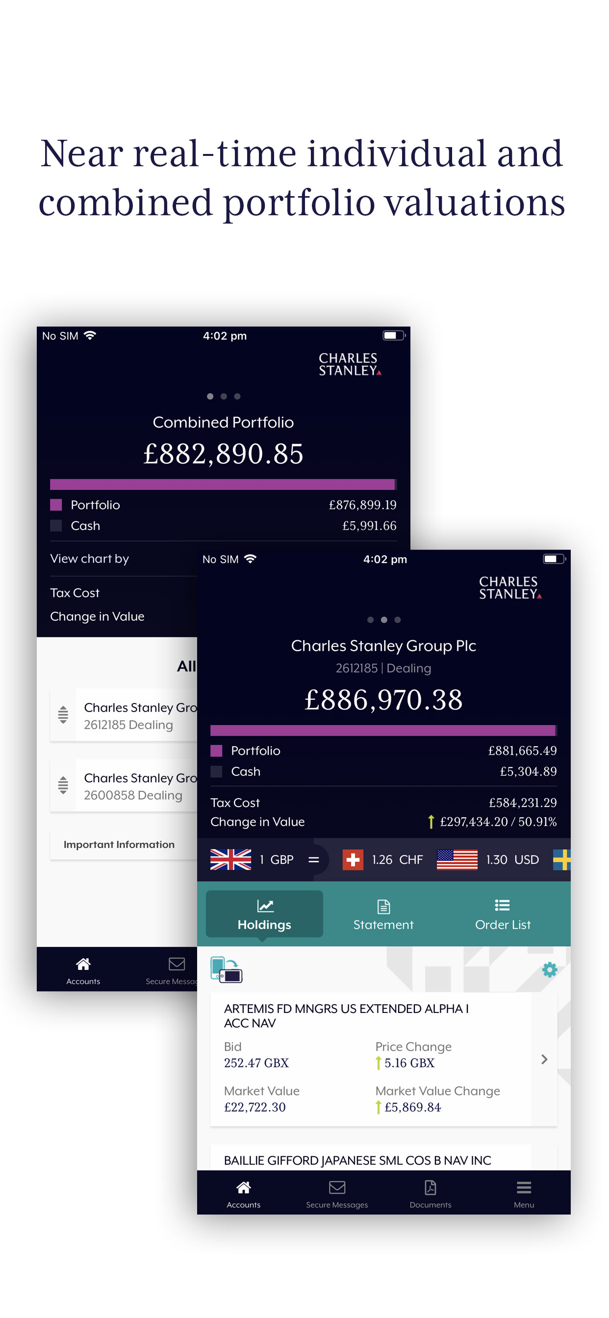 Charles Stanley My Accounts