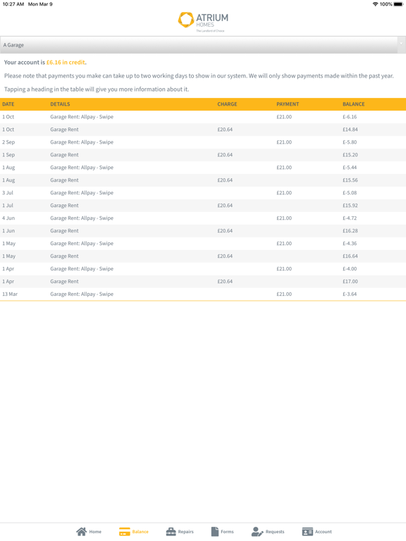 myAtrium from Atrium Homes