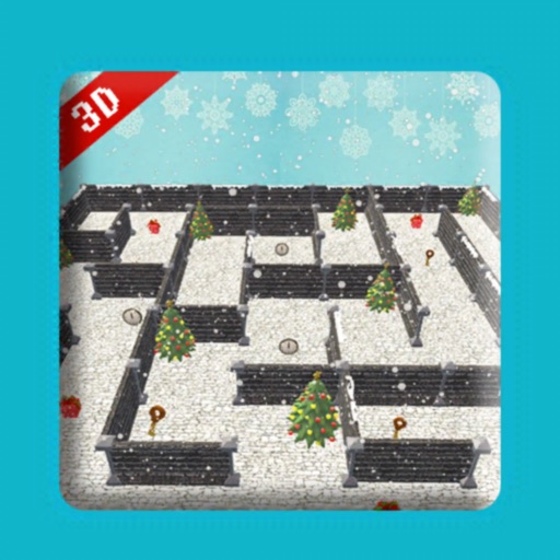 Christmas Maze Runner 3D iOS App