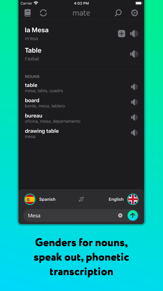 #5. Language Translator by Mate (iOS) 由: Twopeople Software