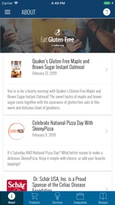 Eat! Gluten-Free screenshot #1 for iPhone