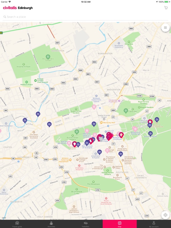 Edinburgh Guide Civitatis.com iPad screenshot 4 - Travel app
