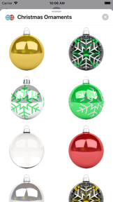 Christmas Ornaments Stickers screenshot