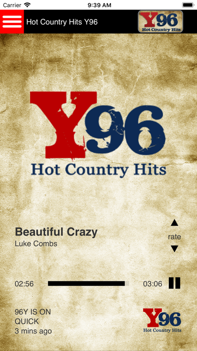 Screenshot #1 pour Y96 Hot Country Hits
