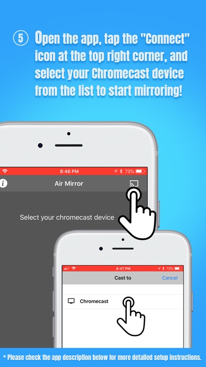 Air Mirror for Chromecast TV screenshot-5