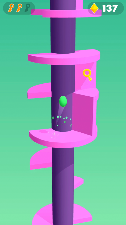 #5. Ball Maze - Helix Jump Games (iOS) Podle: FortyFour Games