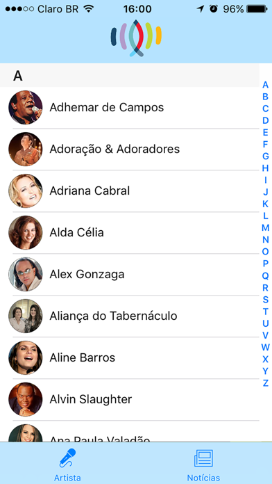 Musica Gospel Screenshot