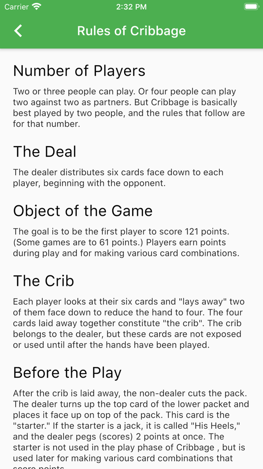 #5. Cribbage Scoring Pegboard (iOS) 由: Lost Leaf Studio