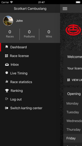 TeamSport Karting UK screenshot