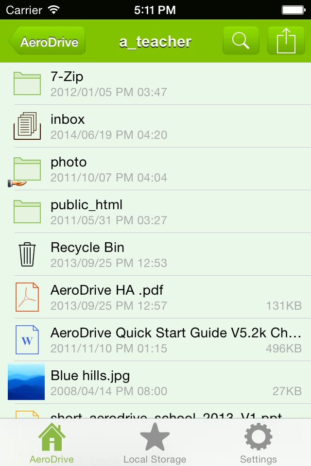 App for AeroDrive screenshot 2