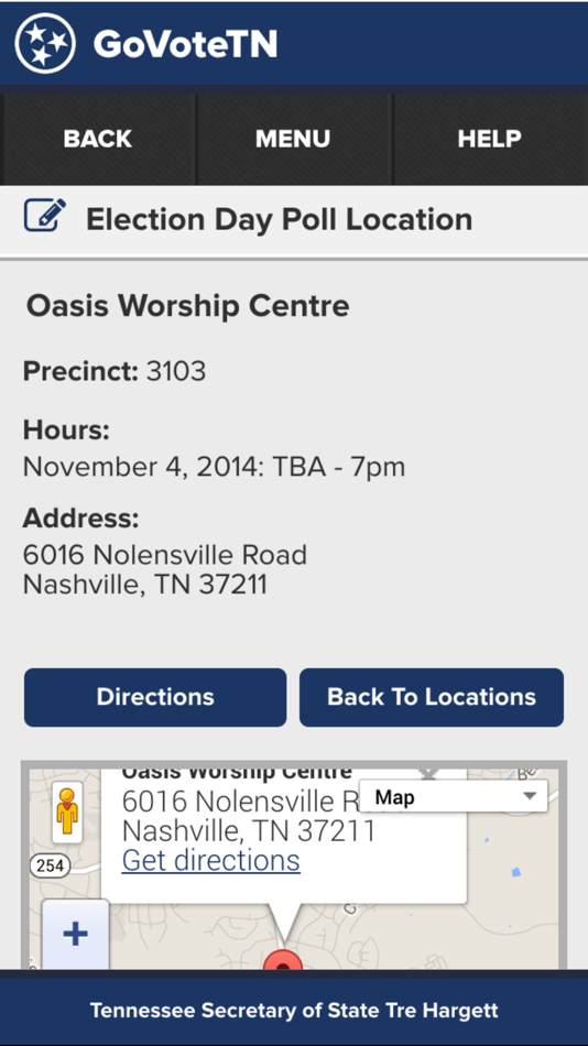 #4. GoVoteTN (iOS) 由: Tennessee Secretary of State