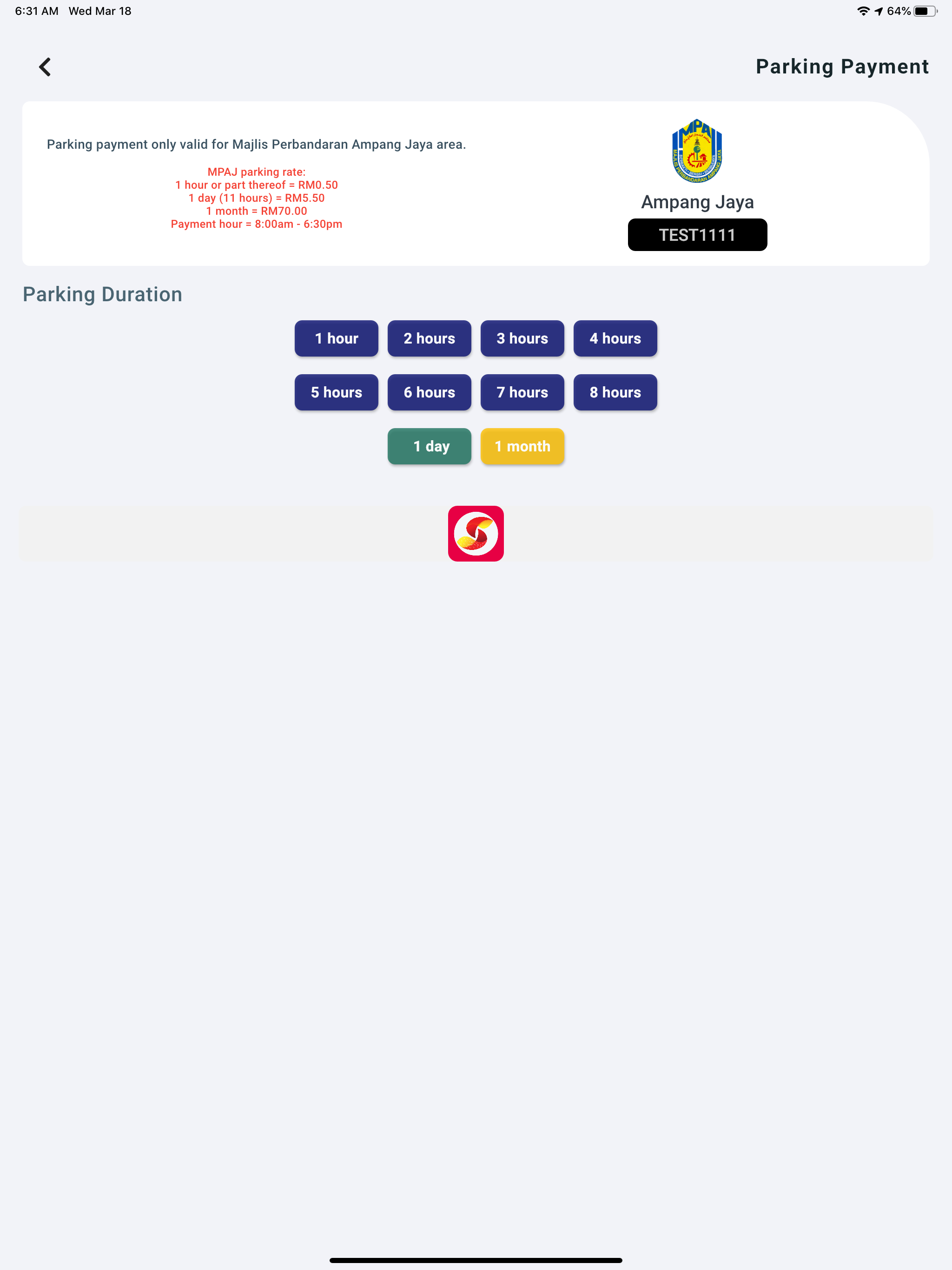 Flexi Parking screenshot 7