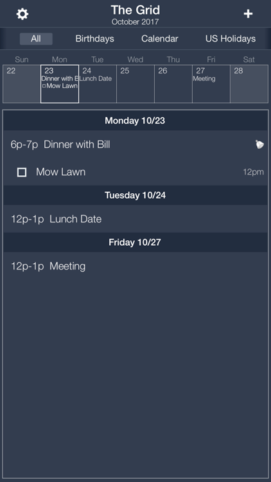Screenshot #4 for The Grid - Calendar