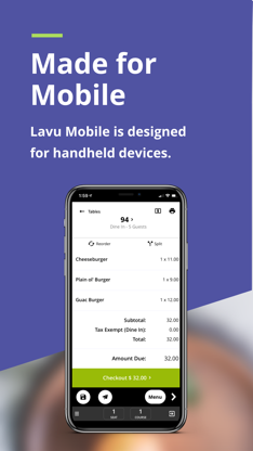 Lavu POS screenshot 1