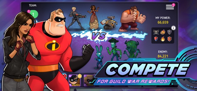 Five arcade games featuring characters from the Wreck-It Ralph movie