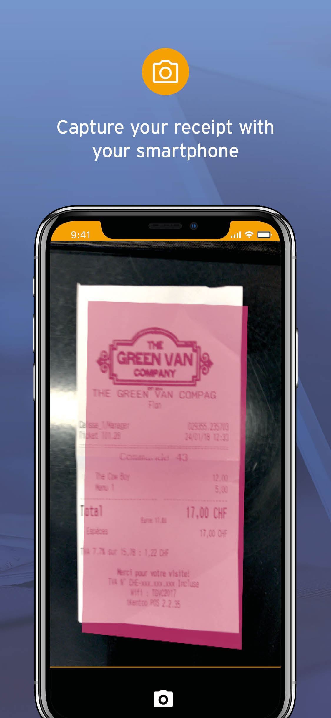 Receipt Scan for Winbiz screenshot 3