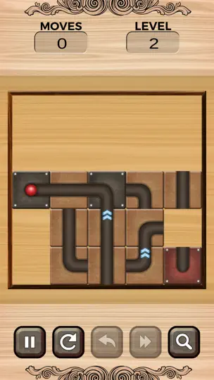Gravity Pipes - Slide Puzzle iPhone Screenshot 1
