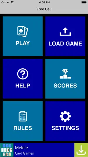 i.Free Cell screenshot 1