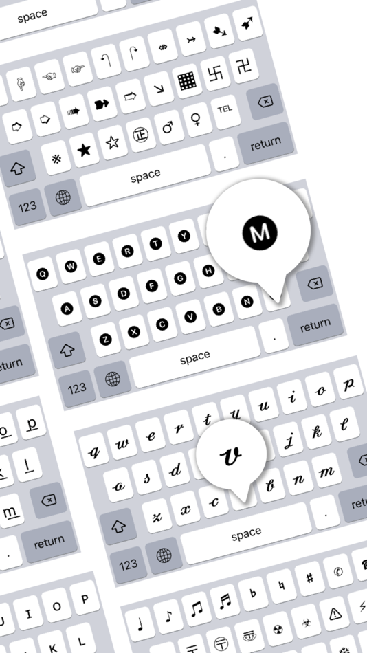 #4. Fonts & Symbols Keyboard (iOS) 게시자: VPN Apps