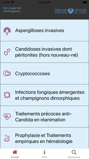 Reco Antifongiques AP-HP screenshot 2