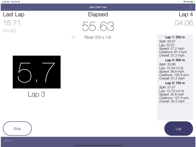 Track Cycling Stopwatch (iPad)(圖7)-速報App
