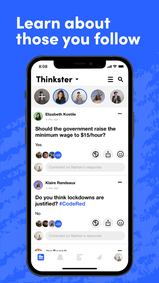 #1. Thinkster: Find Local Friends (iOS) By: Joe Sworyk