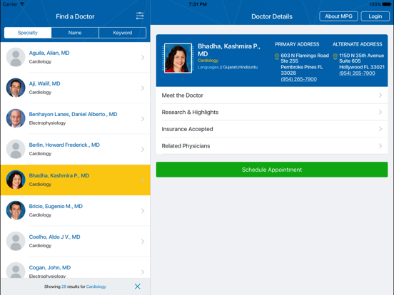 Screenshot #6 pour Memorial Physician Group
