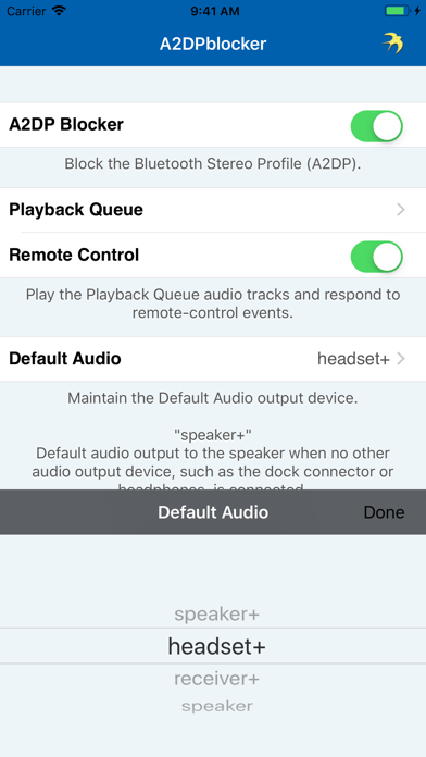 A2DPblocker - Bluetooth Stereo Profile Blocker Screenshot 4