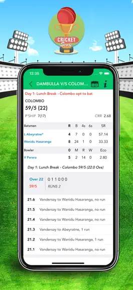 Game screenshot CricketScore: Live Match Score hack