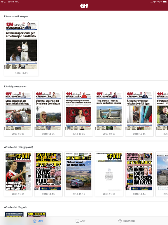 Screenshot #4 pour Tidningen Härjedalen e-tidning