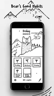 bgh - bear's good habits iphone screenshot 1