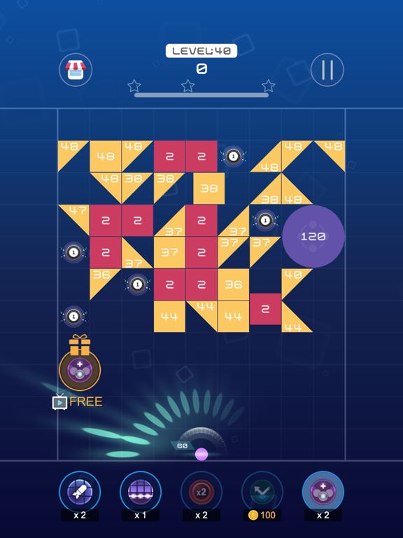 Screenshot #5 pour Bricks Breaker Origin