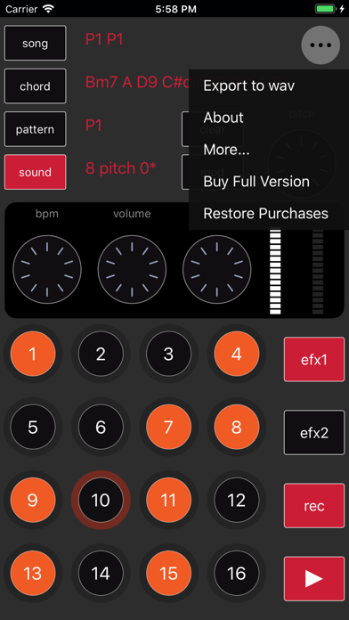 How to cancel & delete Sequencer Rack 1 : music maker from iphone & ipad 2