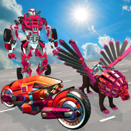 Flying Lion Robot Transform iOS App