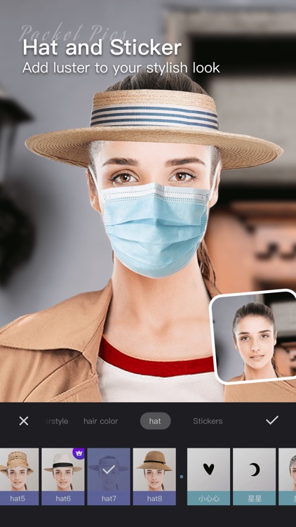 PocketPics- Hair & Face Editor screenshot-8