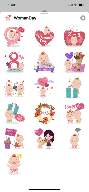 Woman Day Emoji Funny Stickers