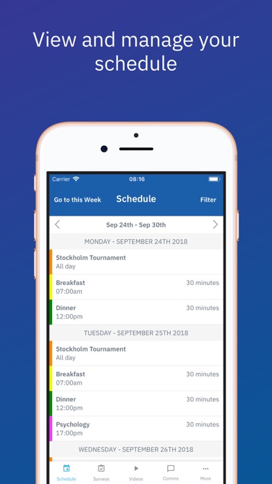 The Sports Office App Screenshot