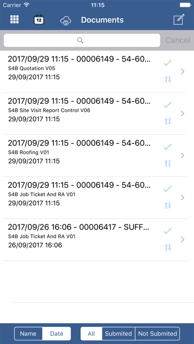How to cancel & delete S4B eForms from iphone & ipad 2