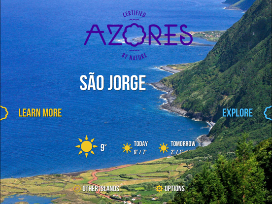 VisitAzores iPad screenshot 1 - Travel app