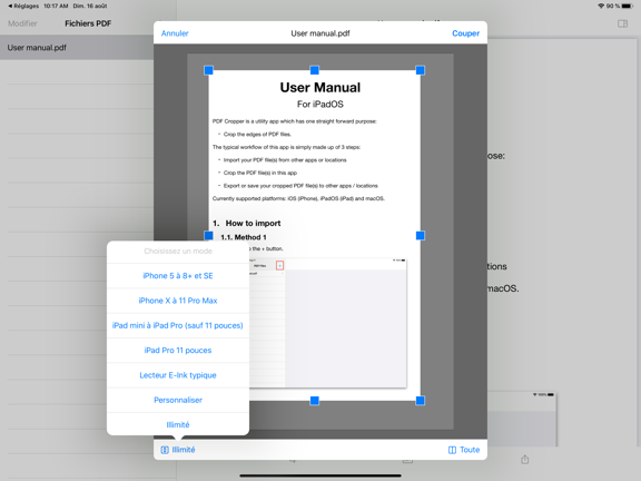 Screenshot #6 pour PDF Coupeur
